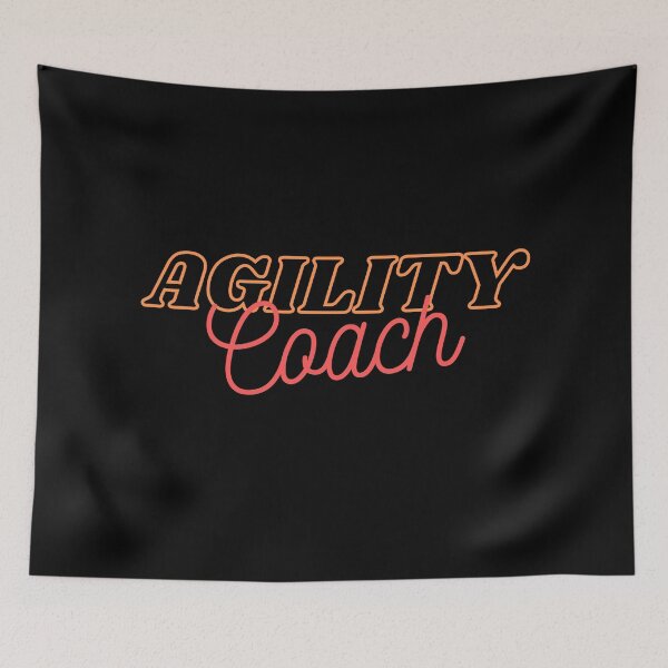 Item preview, Agility coach in orange and red designed and sold by PausePapote.