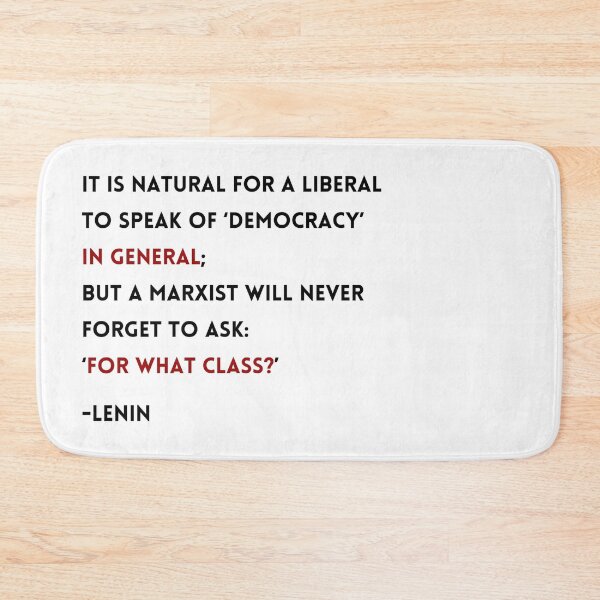 Item preview, Lenin Democracy Quote designed and sold by BluebellPainter.