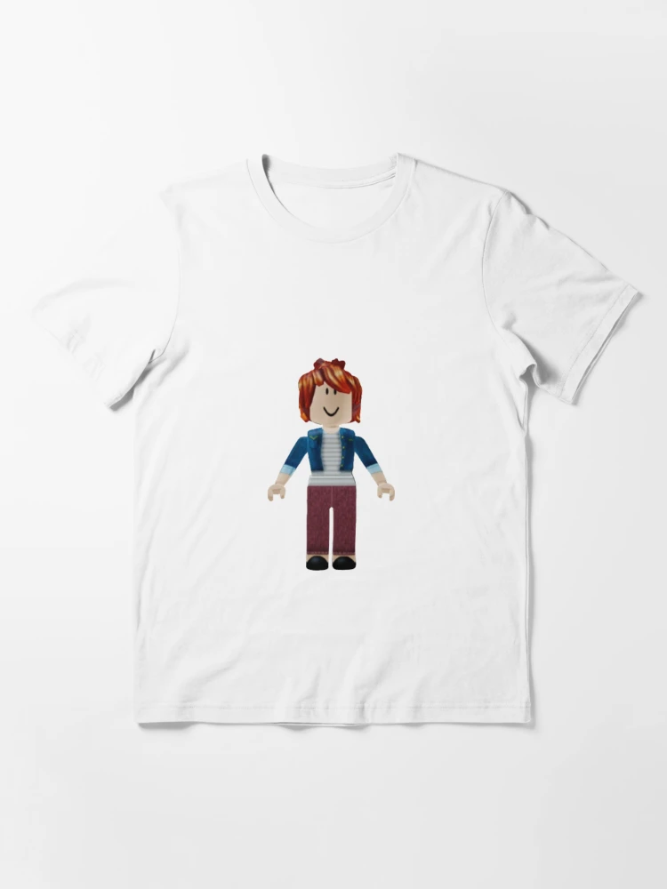 Bacon Hair Roblox Character Heavy Cotton T-shirt for Kids 