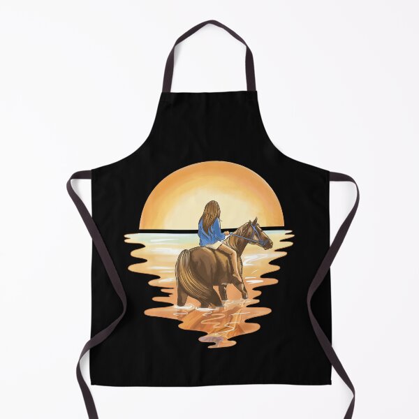 Item preview, Girl Riding Horse into The Sunset designed and sold by KaylaStudio.
