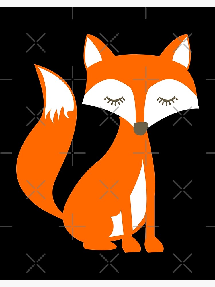 simple fox illustration