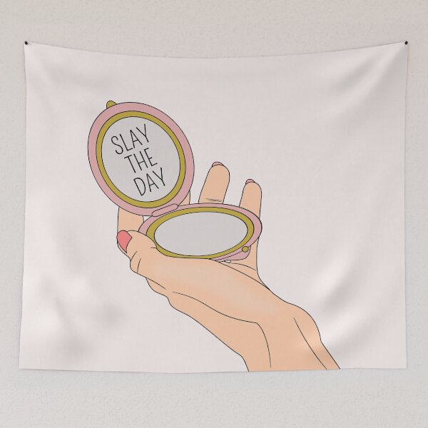 Item preview, Cute Pink Hand Mirror With Sassy Quote designed and sold by Miss Tea Positive.