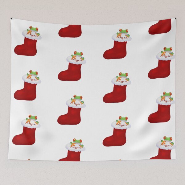Item preview, Froggy Stocking designed and sold by threeeyebogfrog.