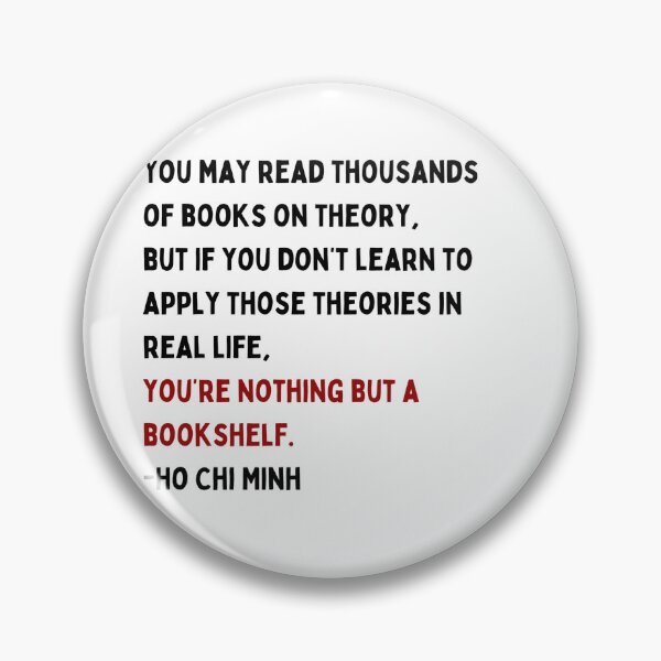 Item preview, Ho Chi Minh Quote designed and sold by BluebellPainter.