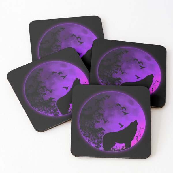 Item preview, Wolf Moonlight Violet designed and sold by Barnissim.