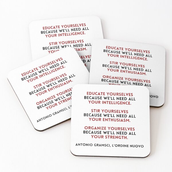 Item preview, Antonio Gramsci Quote designed and sold by BluebellPainter.