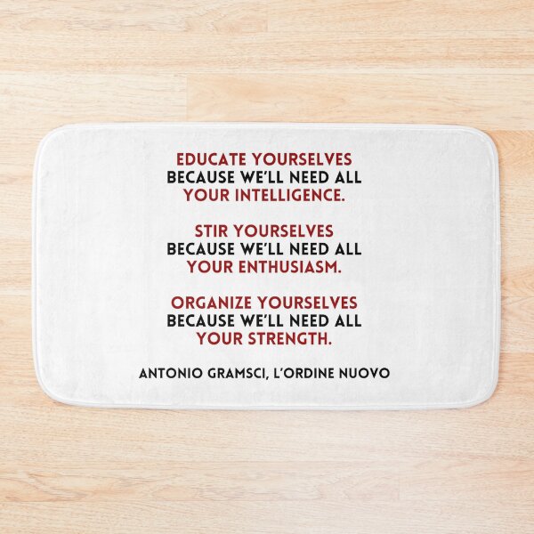 Item preview, Antonio Gramsci Quote designed and sold by BluebellPainter.