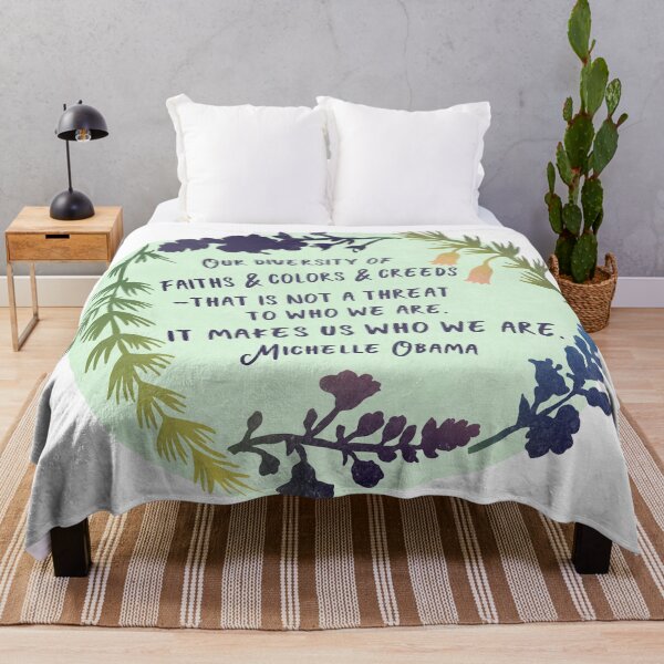 Item preview, Michelle Obama Quote - Our Diversity Makes Us Who We Are designed and sold by fabfeminist.