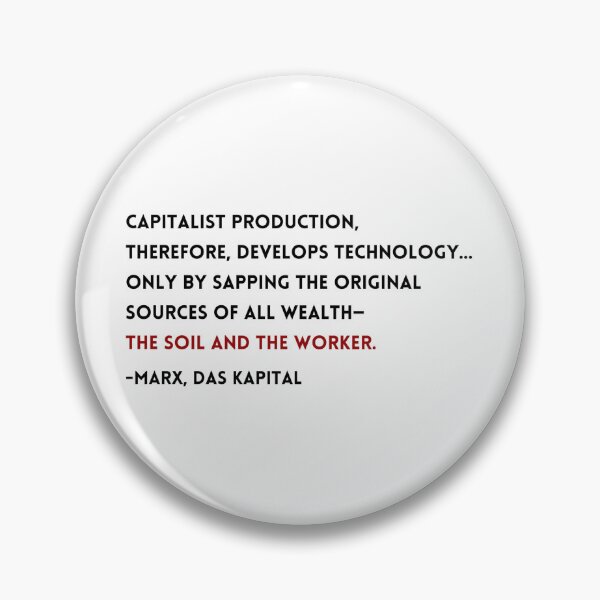 Item preview, Marx Das Kapital Quote designed and sold by BluebellPainter.