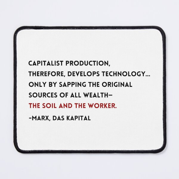 Item preview, Marx Das Kapital Quote designed and sold by BluebellPainter.