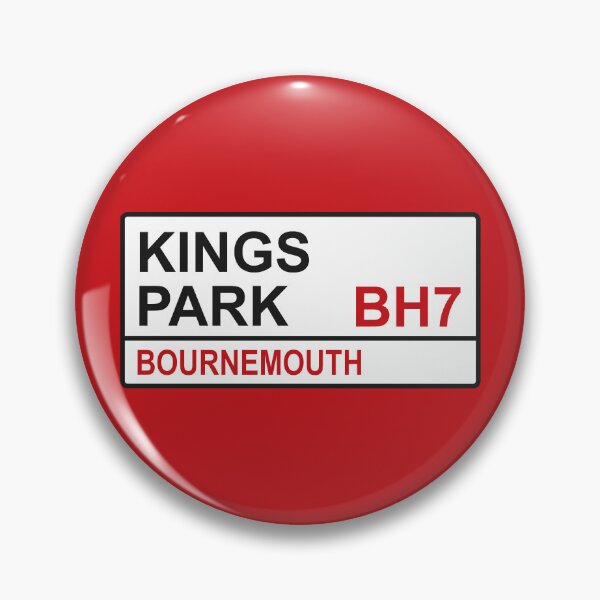 Item preview, Bournemouth Football Team Kings Park Street Sign designed and sold by DelfDesign.