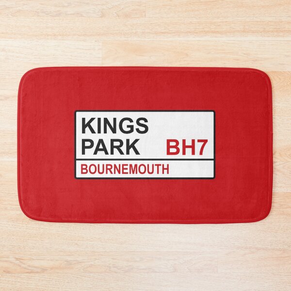 Item preview, Bournemouth Football Team Kings Park Street Sign designed and sold by DelfDesign.
