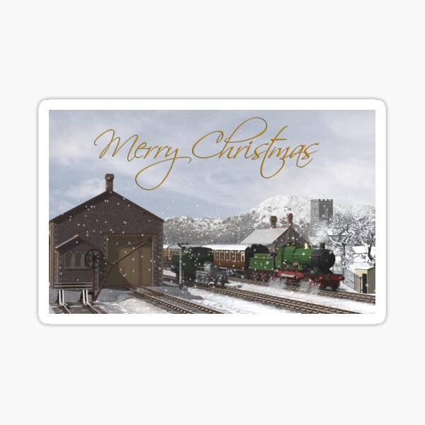 Winter Station - Christmas Sticker