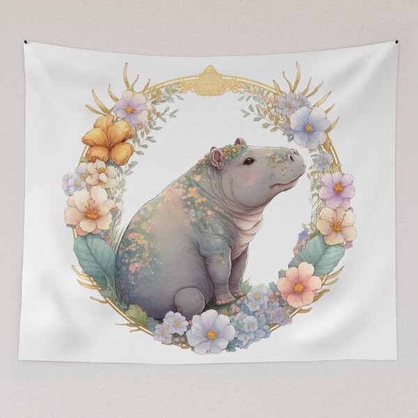 Item preview, baby hippo designed and sold by MckennaiiShop.