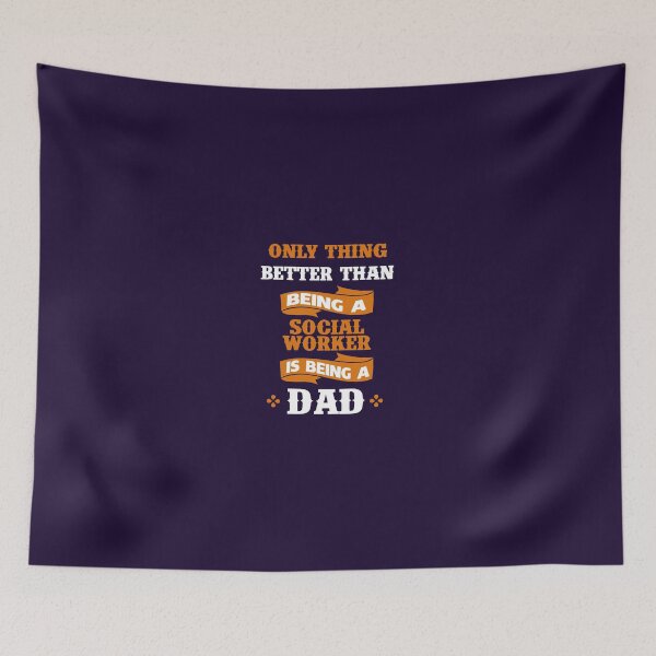 Item preview, Only thing better than being a Social Worker is being a dad designed and sold by AlwaysAwesome.