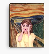 Rupaul's Drag Race - Alyssa Edwards - The Scream Canvas Print