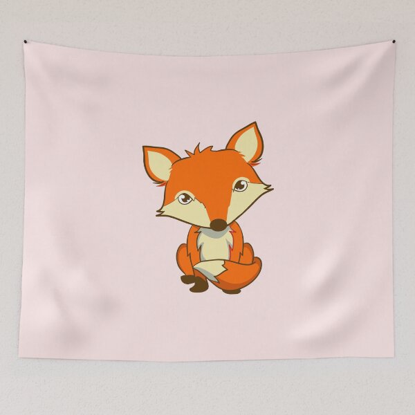 Item preview, Cute fluffy fox designed and sold by RIXXI HEY CO..