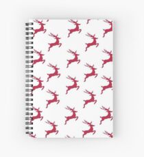 Rain dear - Christmas Spiral Notebook