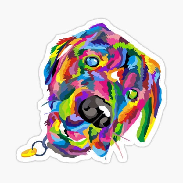 Ted the Labrador Sticker