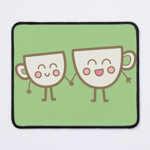 Item preview, Mr. and Mrs. Cup Doodle Pastel Illustration designed and sold by midoridreams7.