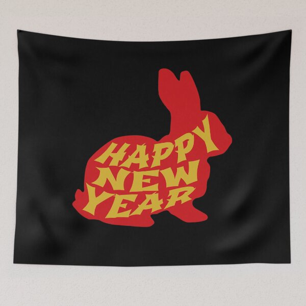 Item preview, year of the rabbit designed and sold by NerdyCotton.