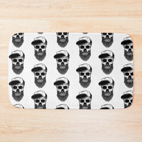 Item preview, Bearded Old School Skeleton designed and sold by mkzmerch.