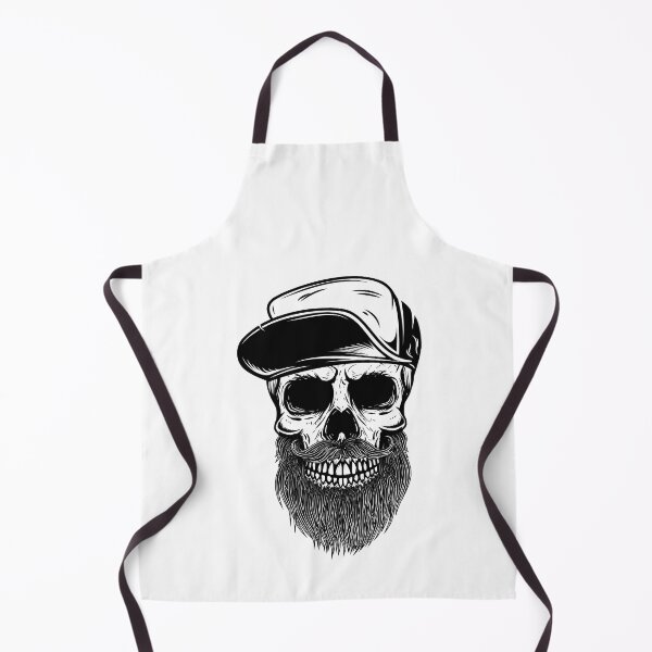 Item preview, Bearded Old School Skeleton designed and sold by mkzmerch.