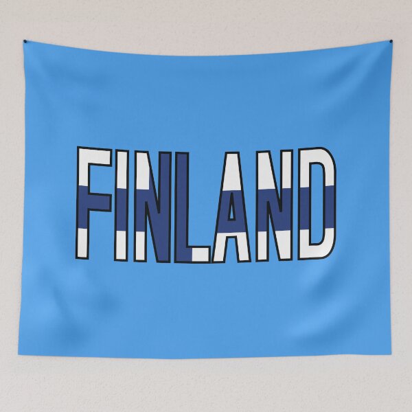 Item preview, Finland Flag Text designed and sold by OldDannyBrown.