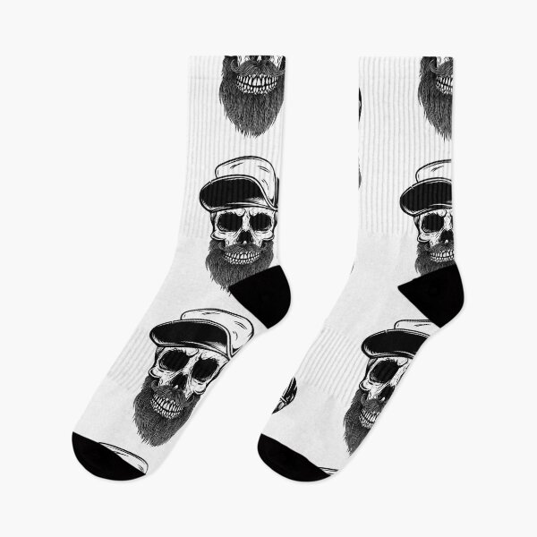 Item preview, Bearded Old School Skeleton designed and sold by mkzmerch.