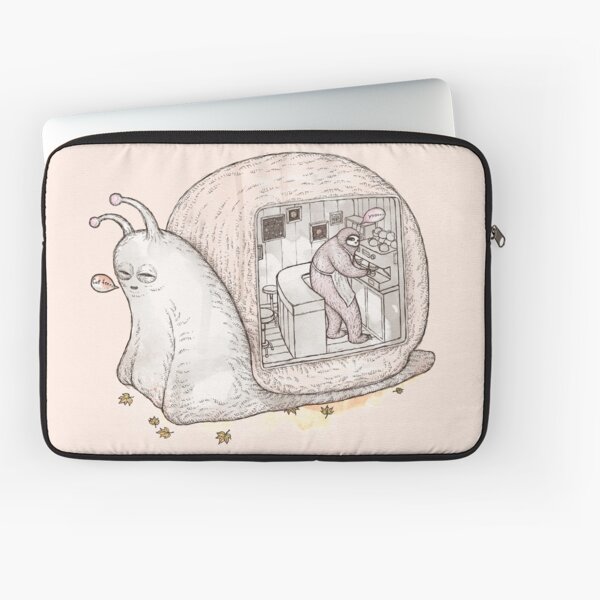 slowly cafe Laptop Sleeve