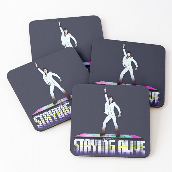 Item preview, Staying Alive - John Travolta - Saturday Night Fever - Designed by PopRetroDisco designed and sold by popretrodisco.