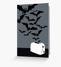 Release the bats! Greeting Card