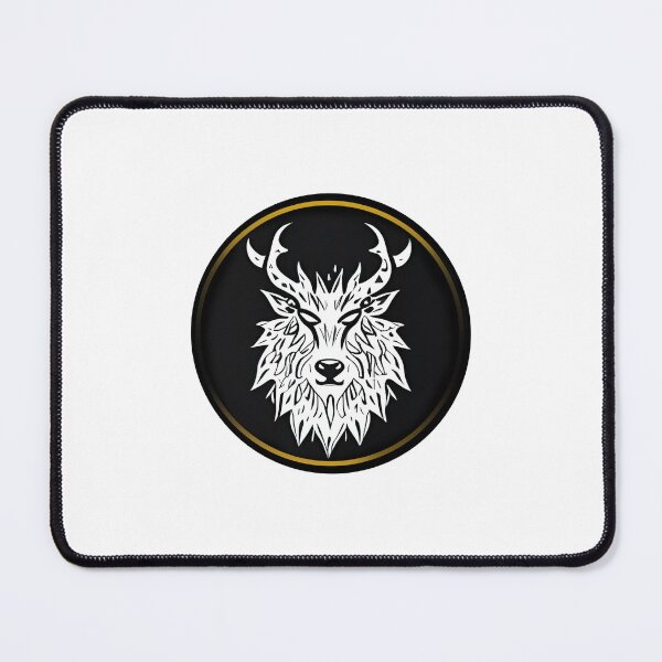 Item preview, Monochrome Wilderness: Abstract Deer Design designed and sold by Litheon.