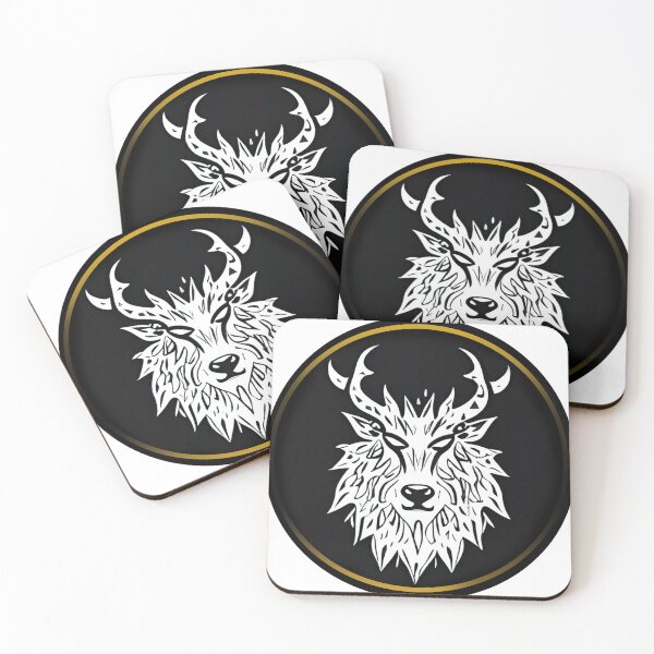Item preview, Monochrome Wilderness: Abstract Deer Design designed and sold by Litheon.