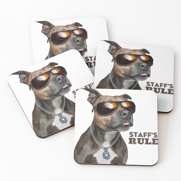 Item preview, Dogs Pets Staffordshire Bull Terrier STAFFS RULE designed and sold by Savage-ts.