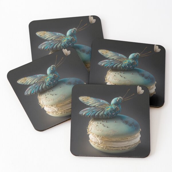 Item preview, Royal blue lagoon macaroon designed and sold by CollectionH.