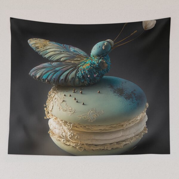 Item preview, Royal blue lagoon macaroon designed and sold by CollectionH.