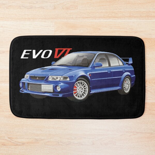 Artikelvorschau, Evo 6 VI, blaue Räder, Mitsubishi Evolution, GSR, Enkei entworfen und verkauft von cowtownCOWBOY.