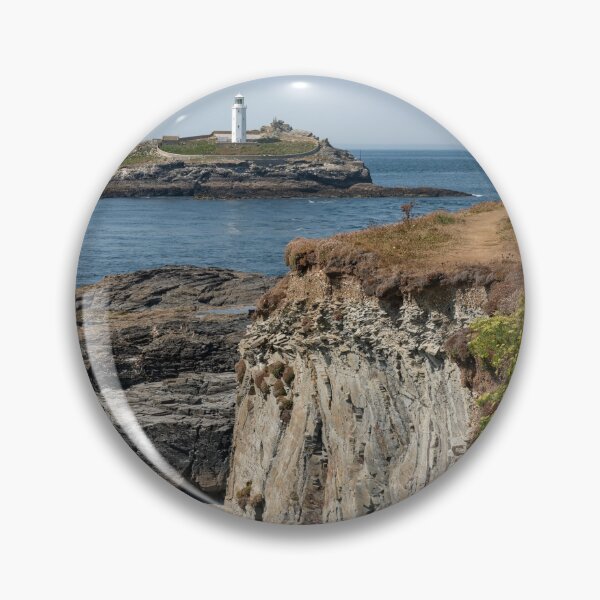 Item preview, Godrevy Lighthouse portrait designed and sold by hawkie.