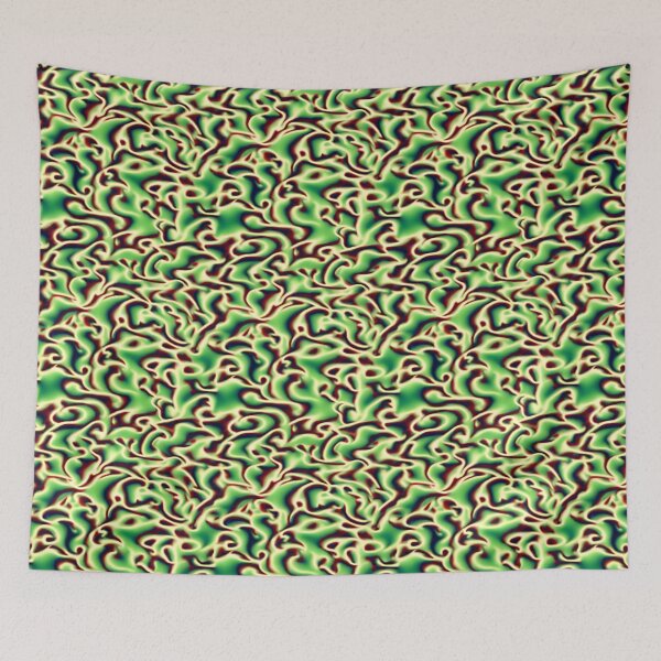 Item preview, Green fire flame pattern designed and sold by hendrikspix.