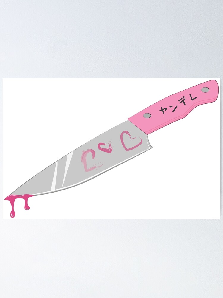 "Yandere Knife" Poster for Sale by MagicalGirlJojo Redbubble