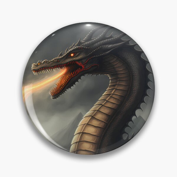 Item preview, Mashup The Loch Ness Monster Version 1 & Dark Fantasy Fire Breathing Dragon Version 2 designed and sold by PM-Artistic.