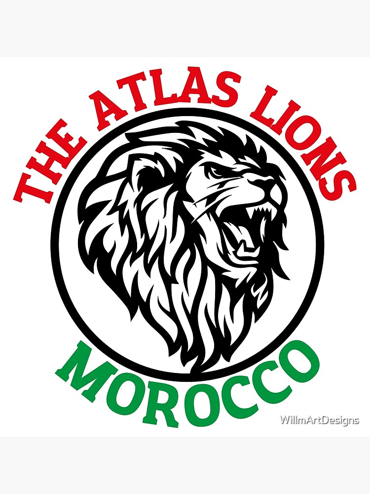 Morocco National Football Team Jersey , The Atlas Lions Morocco Sweatshirt,  Soccer Moroccan Fan Shirt, World Cup 2022 Supporter Sweat Essential T-Shirt  for Sale by WillmArtDesigns