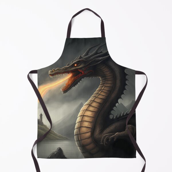 Item preview, Mashup The Loch Ness Monster Version 1 & Dark Fantasy Fire Breathing Dragon Version 2 designed and sold by PM-Artistic.