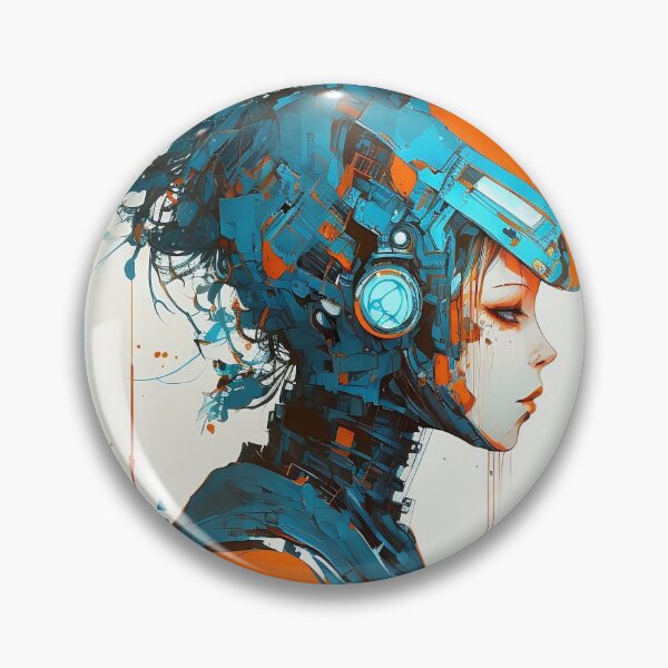Artikelvorschau, Mech-Mädchen-Aquarell entworfen und verkauft von Cycle-Seven.