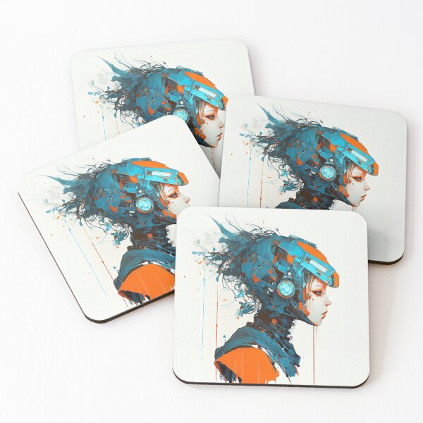 Item preview, Mech Girl Watercolor designed and sold by Cycle-Seven.