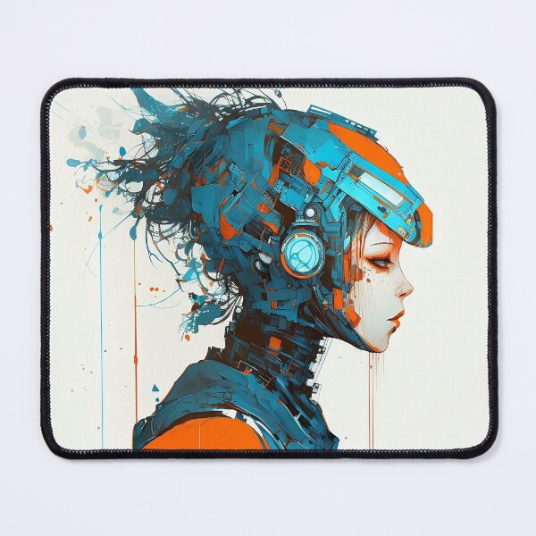 Artikelvorschau, Mech-Mädchen-Aquarell entworfen und verkauft von Cycle-Seven.