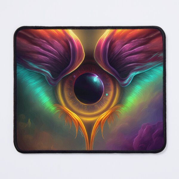 Item preview, Mashup Imaginative iridescent eye version 3 & Flaming angel wings version 1 designed and sold by PM-Artistic.