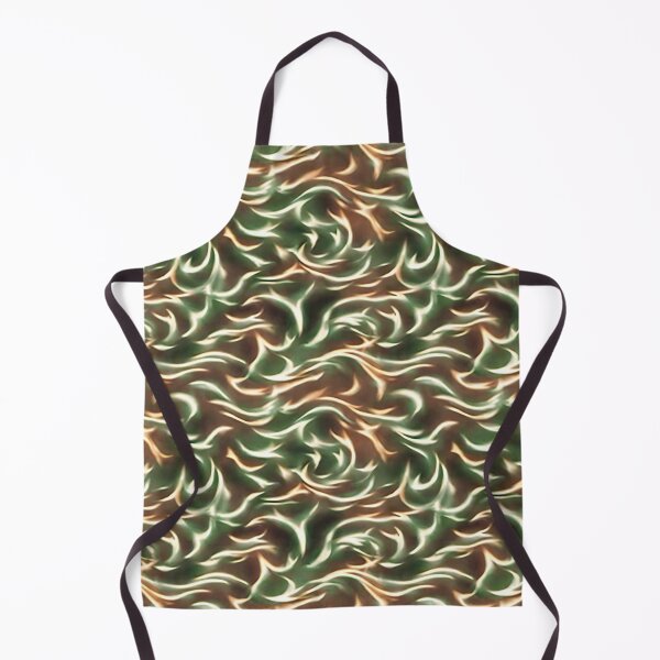 Item preview, Green orange fire flame pattern designed and sold by hendrikspix.
