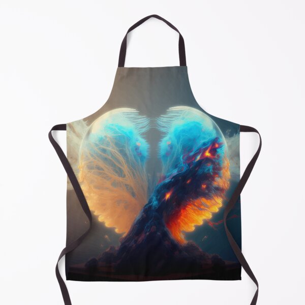 Item preview, Mashup space snow globe with space jellyfish and galaxy nebula & epic wallpaper with fire explosion water and ice designed and sold by PM-Artistic.